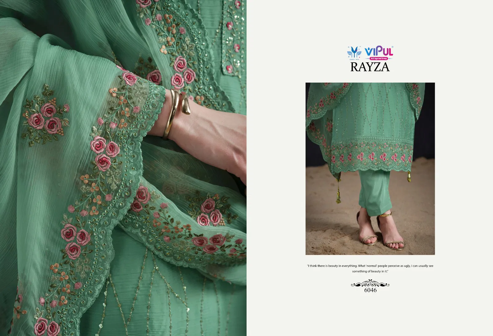 Rayza By Vipul Organza Chiffon Designer Salwar Kameez Wholesale Price In Surat